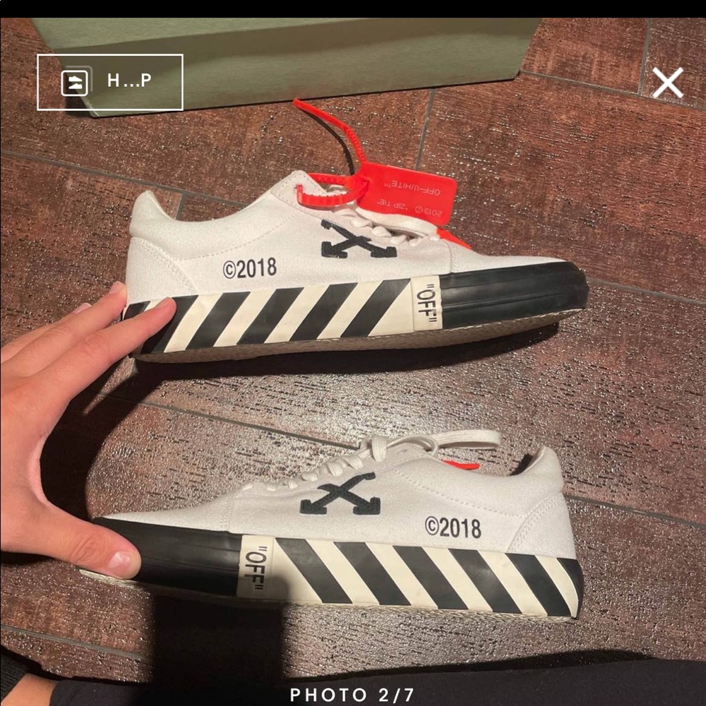 Off-white vulc low top “white”